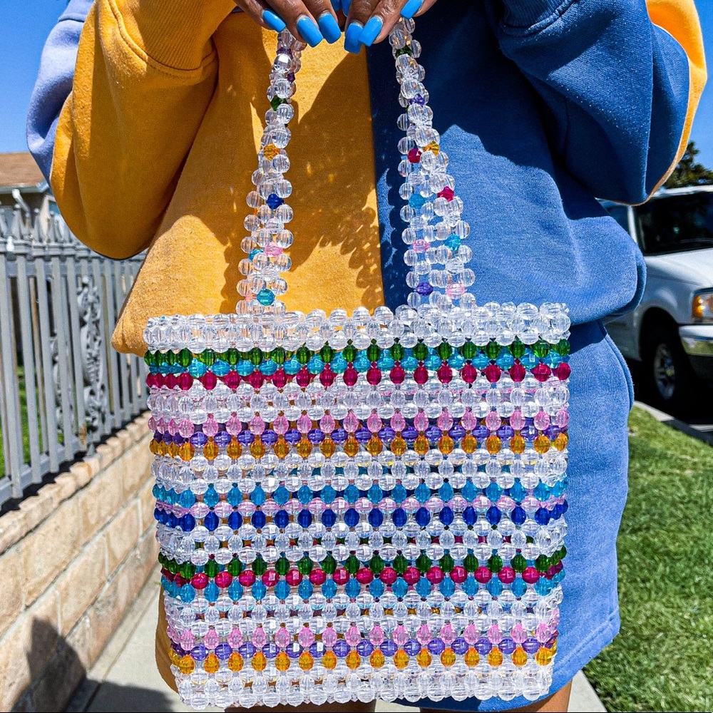 Multi Color Crystal Purse